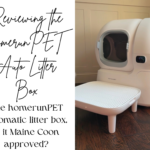 Lucki Maine Coons review of the homerunPET automatic litter box, is this homerunPET litter box truly Maine Coon approved?
